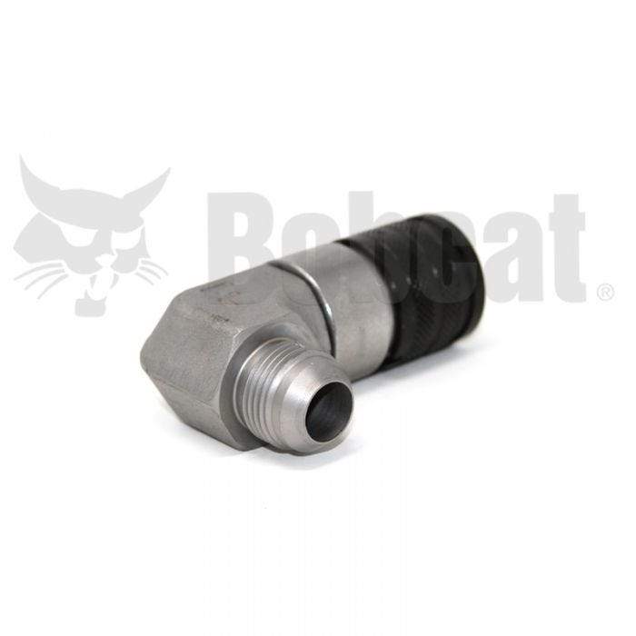thumbnail image 2 of AN-12 JIC Black 90° Full Flow Elbow Female Coupler – Hose Fitting Adapter By HFUK 2 of 5