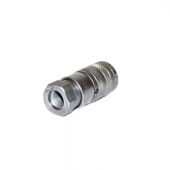 FLAT FACED FEMALE COUPLER, 1/4