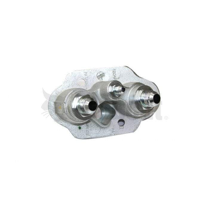 HYDRAULIC FLAT FACE QUICK COUPLER BLOCK - ASSEMBLY P/N